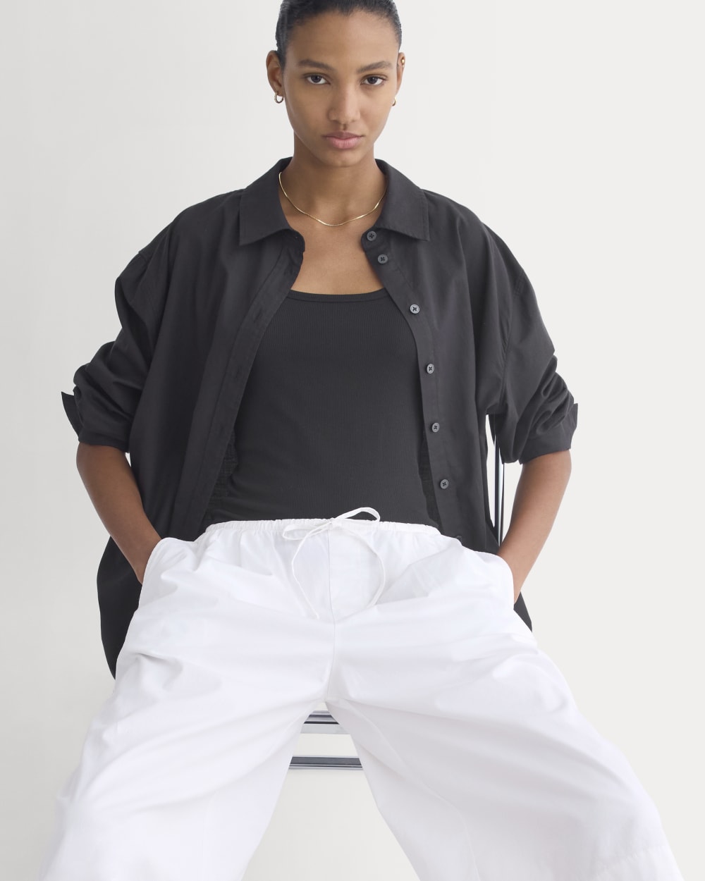 Easy Long Short | White
