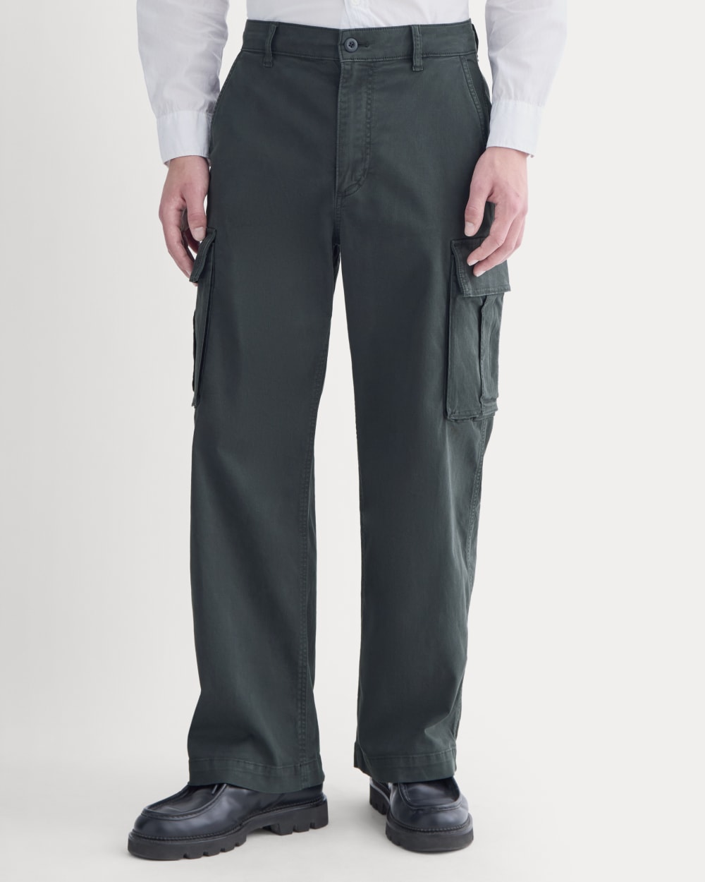 90s Baggy Cargo Pant | Washed Black