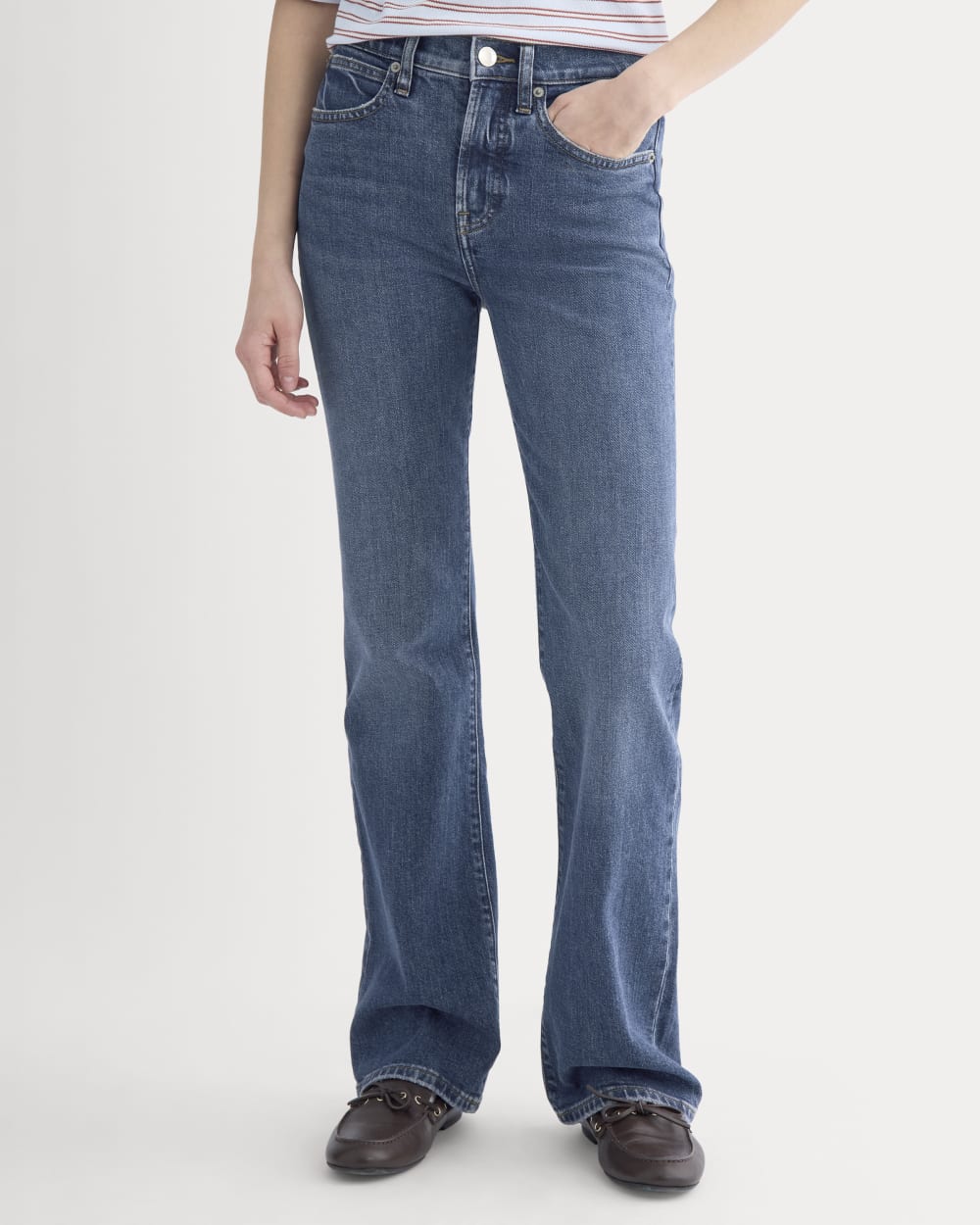 High-Rise Slim Bootcut Jean | Dark Indigo