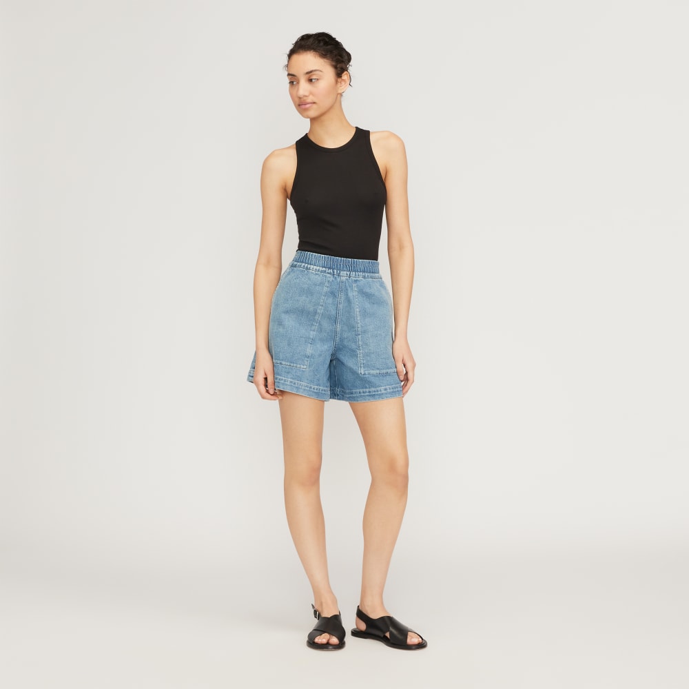 The Denim Utility Short | Shallow Water