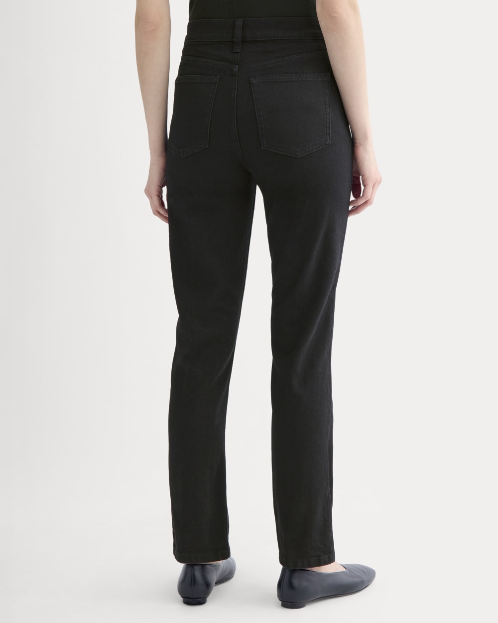 High-Rise Cigarette Jean | Black