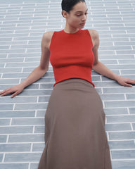 The Dream Maxi Skirt | Deep Taupe