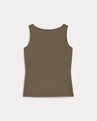 The Form Boatneck Tank | Deep Taupe