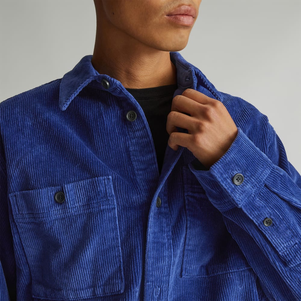 The Corduroy Everyone Overshirt | Cobalt