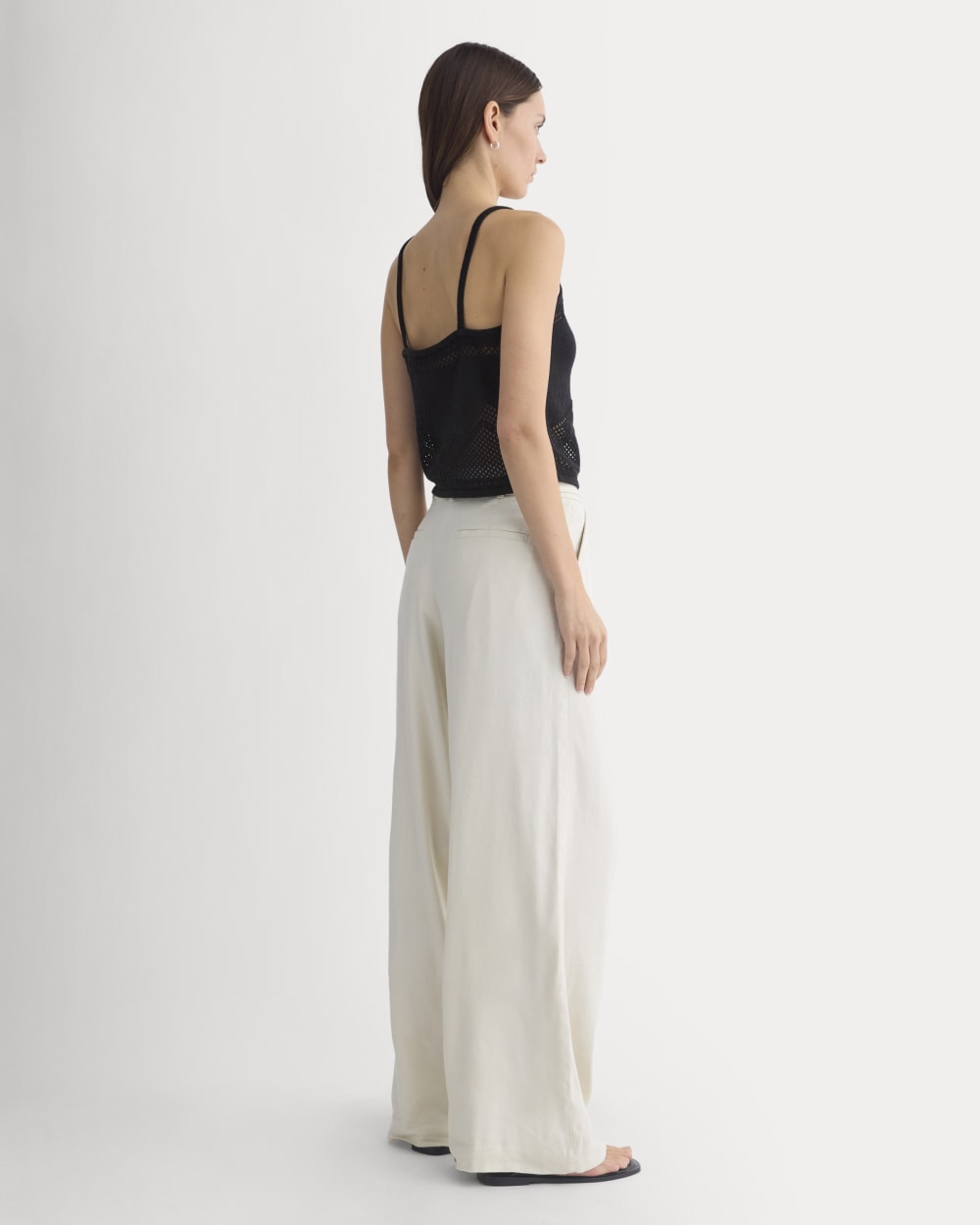 Lace-Knit Cami | Black
