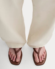 The Leather Flip Flop | Rum
