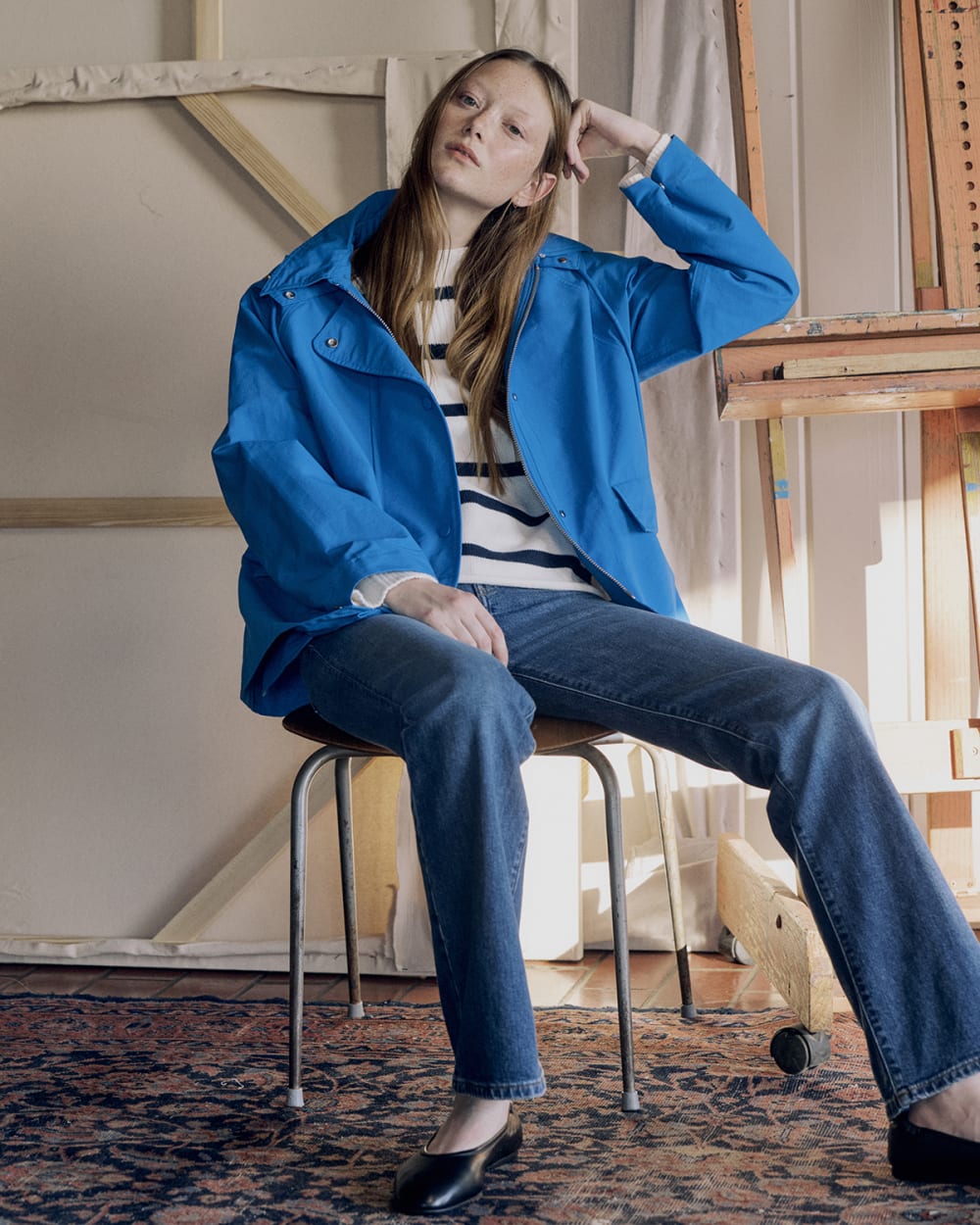 The Short Anorak | Imperial Blue