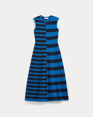 Striped Sweater Midi Dress | Imperial Blue/True Navy Duo Stripe