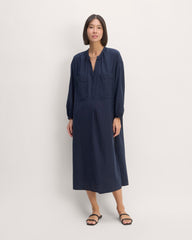 The Gauze Caftan Dress | Navy