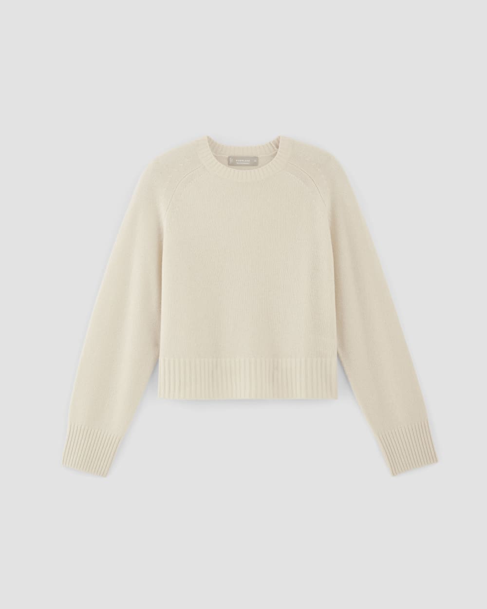 The Boxy Crew in Cashmere | Bone