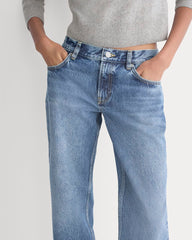 Everlane x Elena Bonvicini La Brea Low-Rise Baggy Jean | Blue Bird Indigo