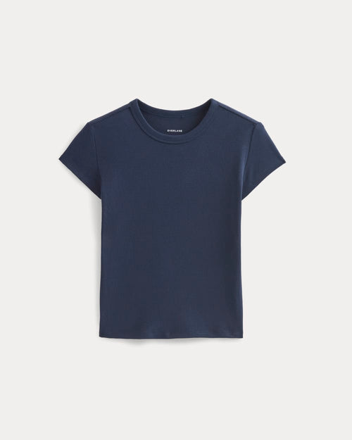 RetroSoft Cotton Crew | Navy