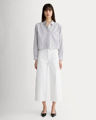 The Way-Short Shirt in Silky Cotton | Periscope / Bone