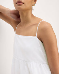 The Gauze Tiered Dress | White