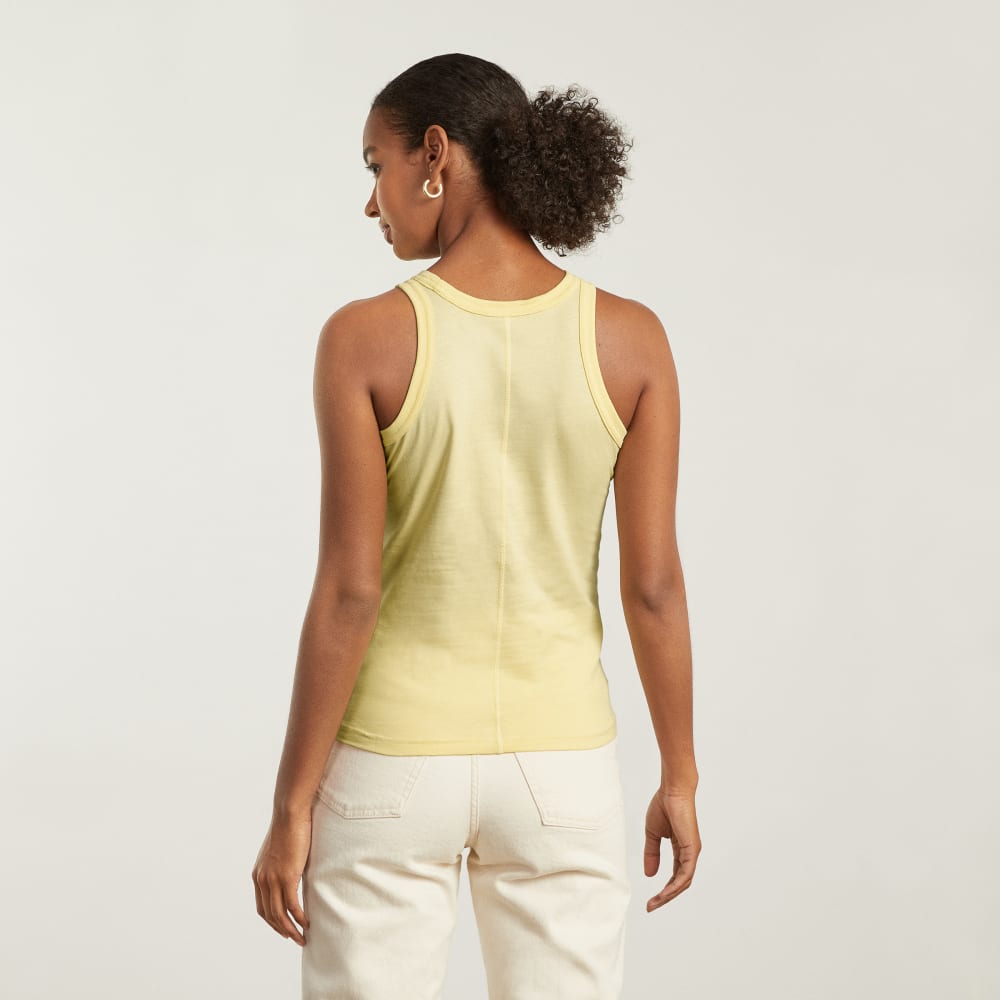 The Tank in Essential Cotton | Pastel Yellow