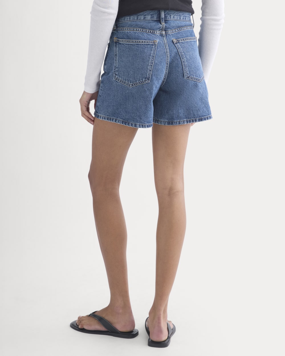 Way-High® A-Line Denim Short | Ocean