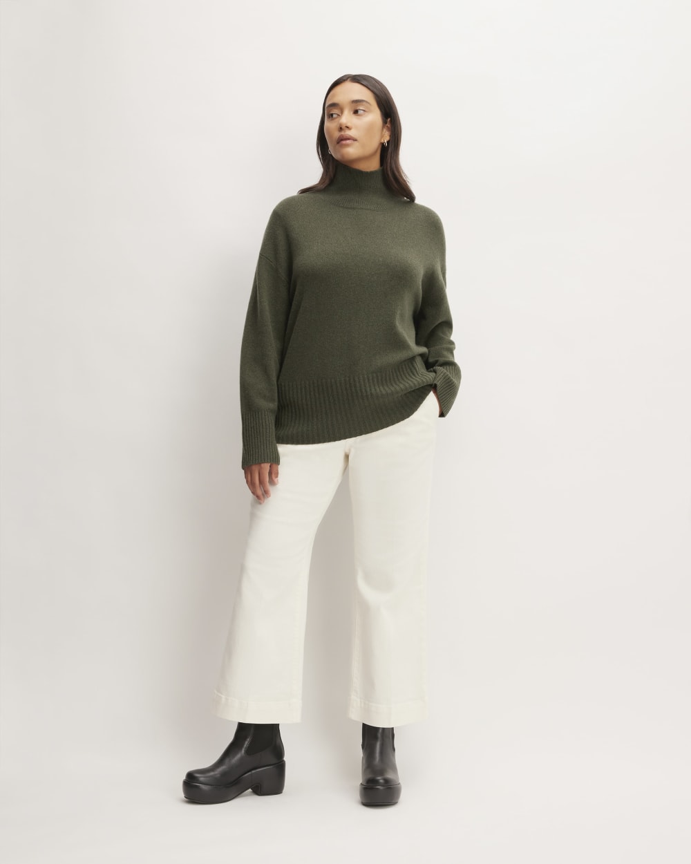 The Cashmere Oversized Turtleneck | Kambaba