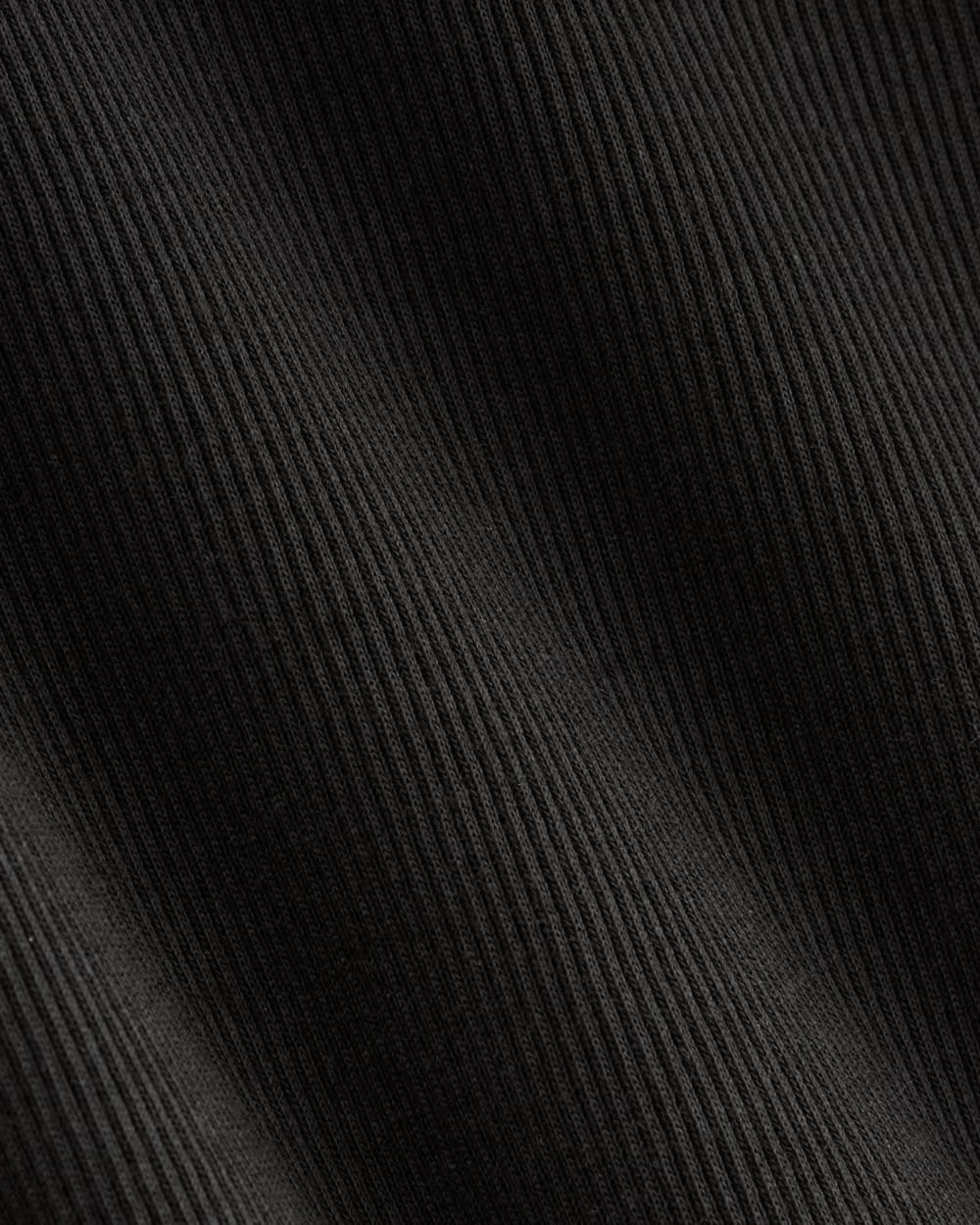The Luxe Rib Long-Sleeve Crew | Black