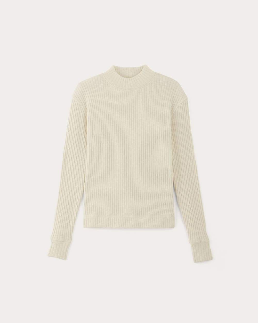 The Cozy Rib Funnel-Neck | Bone
