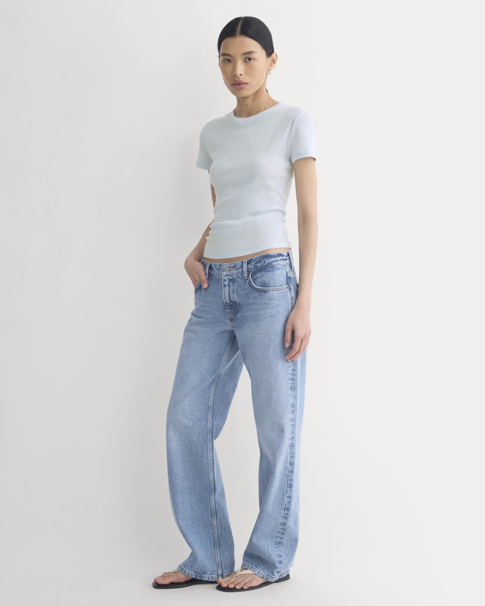 Tissue Short-Sleeve Crew | Skywriting