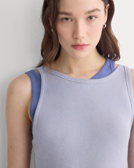 Tissue Layered Tank | Aleutian/Velvet Morning