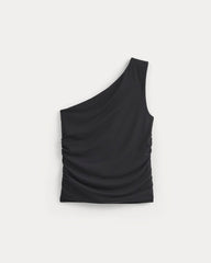 One-Shoulder Top | Black