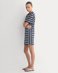 Weekend Tee Mini Dress | True Navy / Canvas Tan