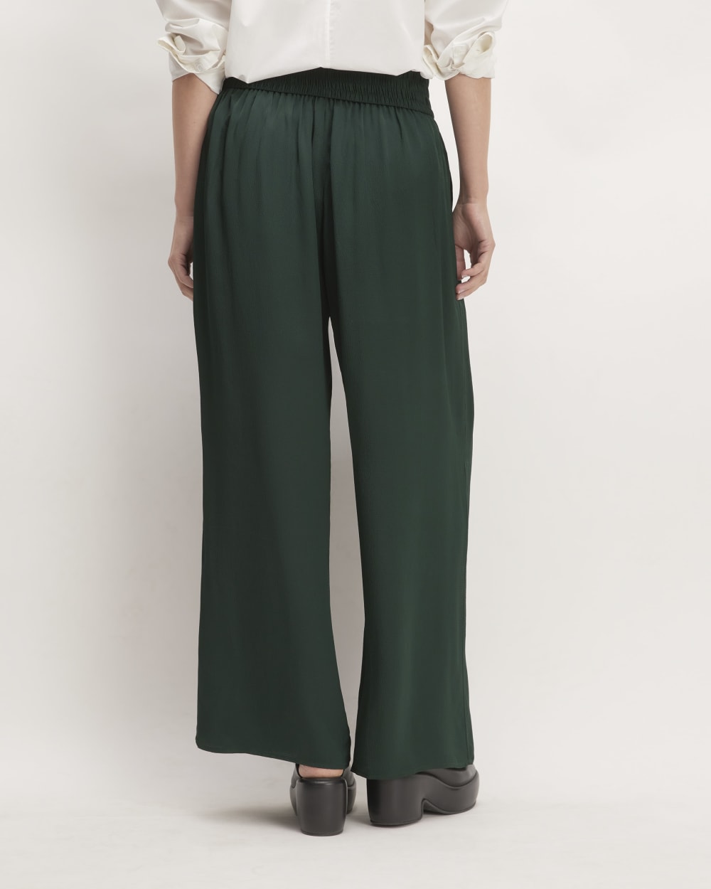 The Satin Pull-On Pant | Scarab