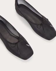 The Day Ballet Flat | Black Mesh