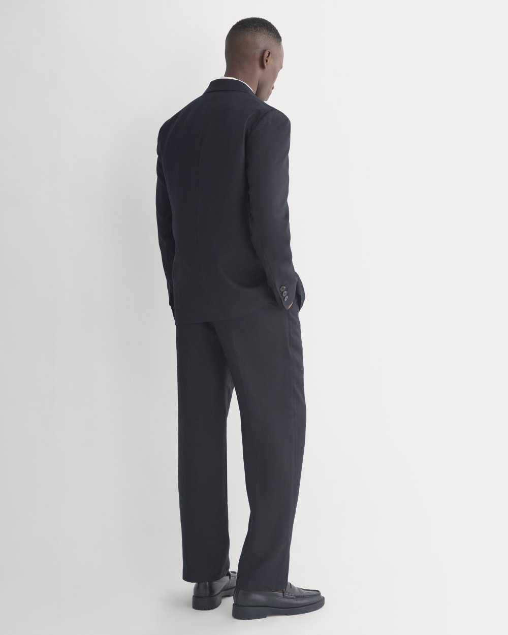 Soyeux Linen Linen Blazer | Black