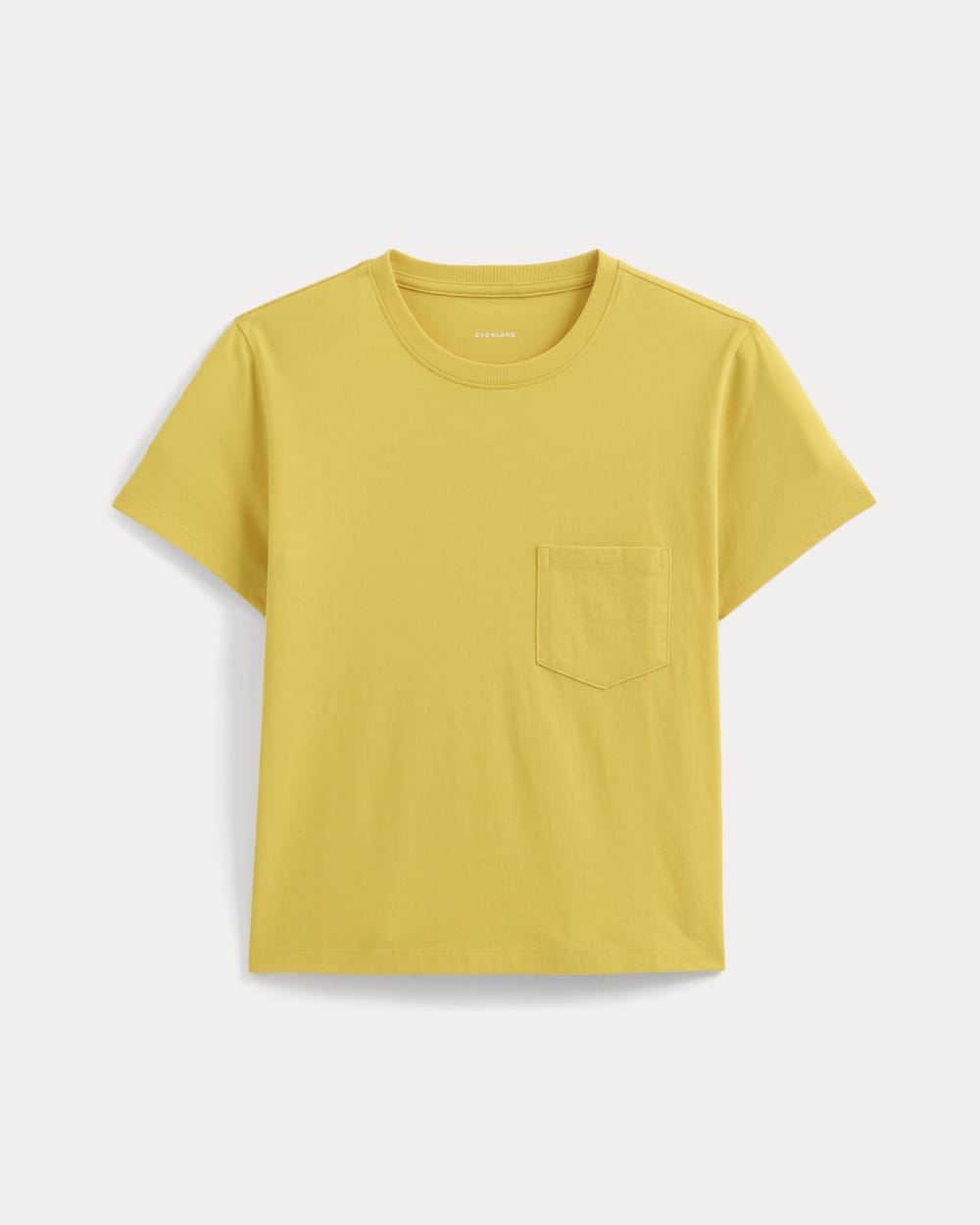 The Box-Cut Tee in Essential Cotton | Passion Fruit | Pocket