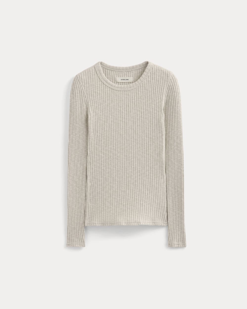 The Cozy Rib Long-Sleeve Tee | Peyote / Bone