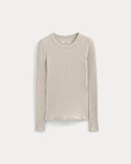 The Cozy Rib Long-Sleeve Tee | Peyote / Bone