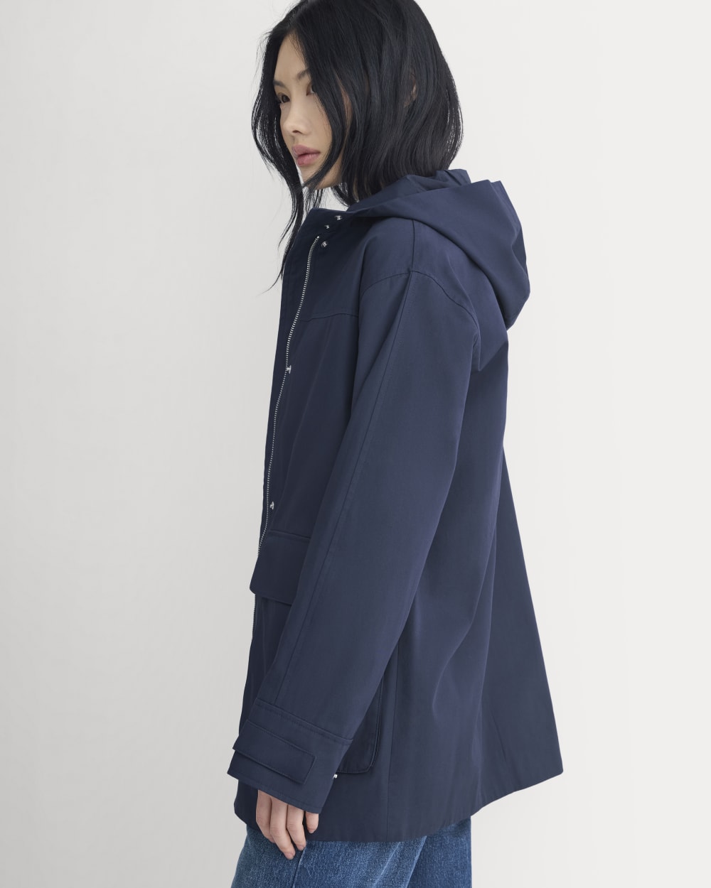Hooded Field Jacket | Navy