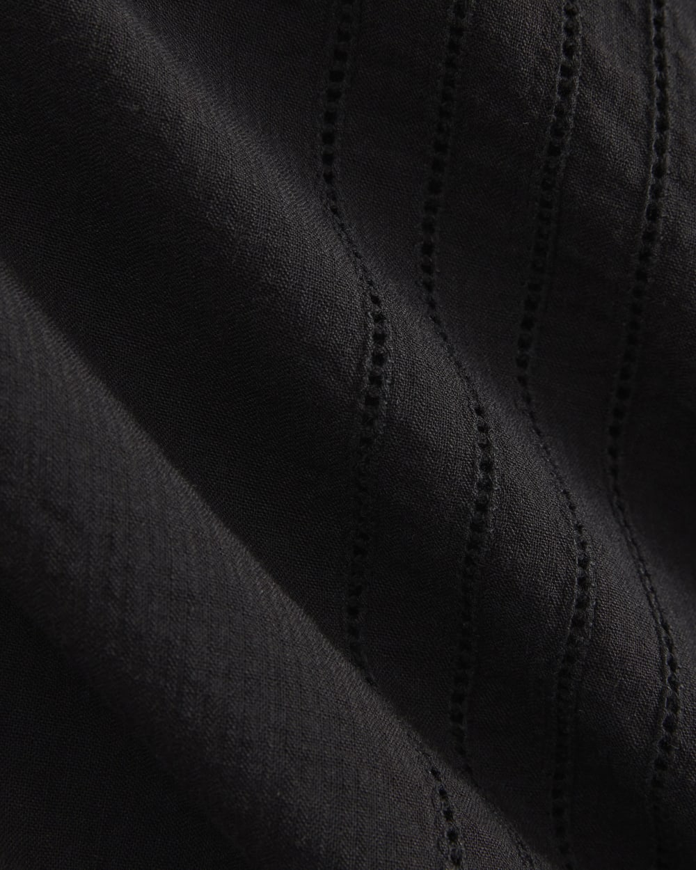 Cotton Gauze Resort Shirt | Black