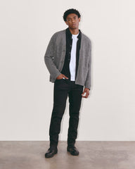 The Cloud Relaxed Cardigan | Heather Charcoal