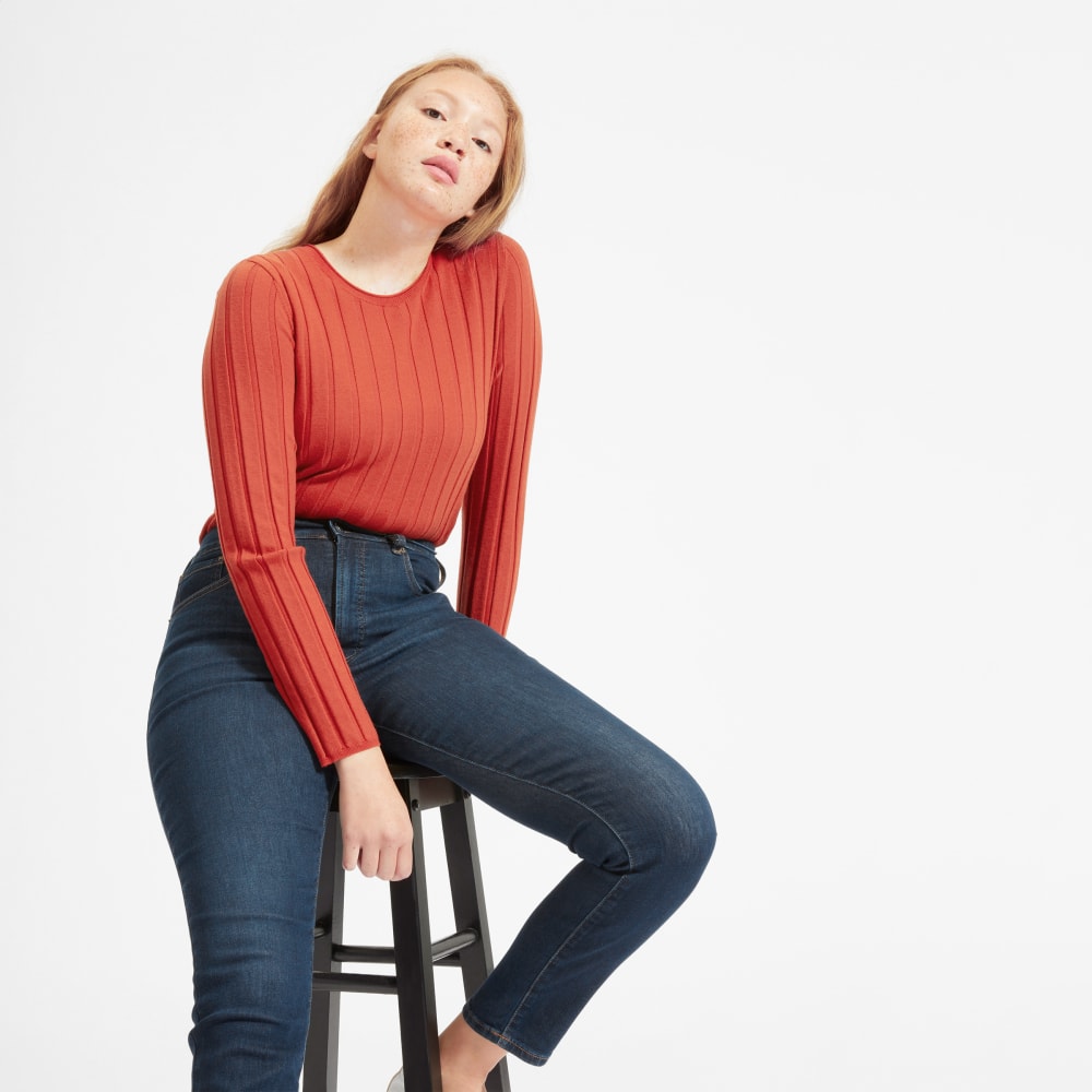 The Authentic Stretch High-Rise Skinny | Dark Blue Wash | 28.5" Inseam