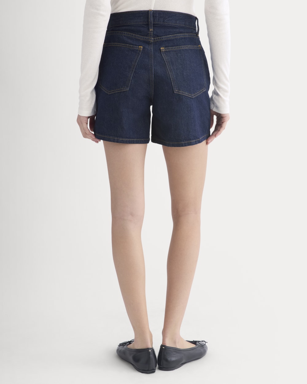 Way-High® A-Line Denim Short | Tungsten Rinse