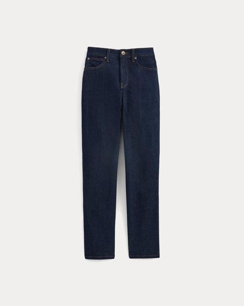 High-Rise Cigarette Jean | Pure Blue