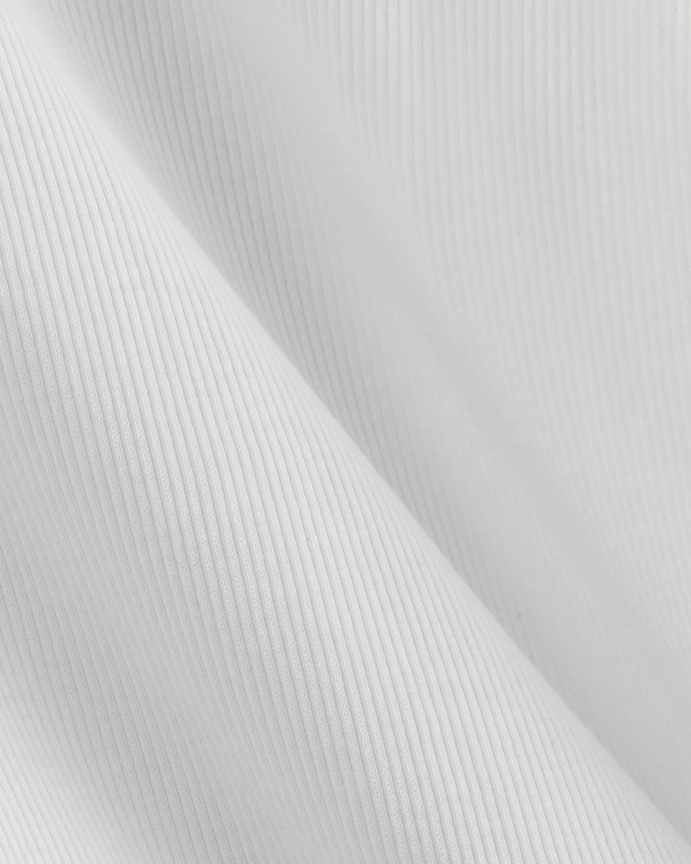 The Luxe Rib Long-Sleeve Crew | White