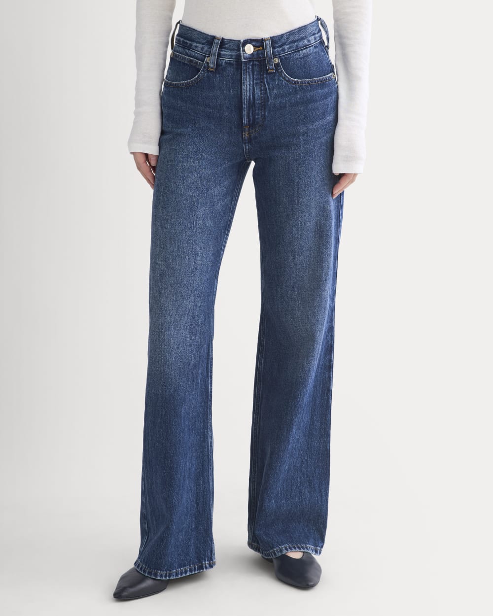 Relaxed Mid-Rise Bootcut Jean | Dark Indigo