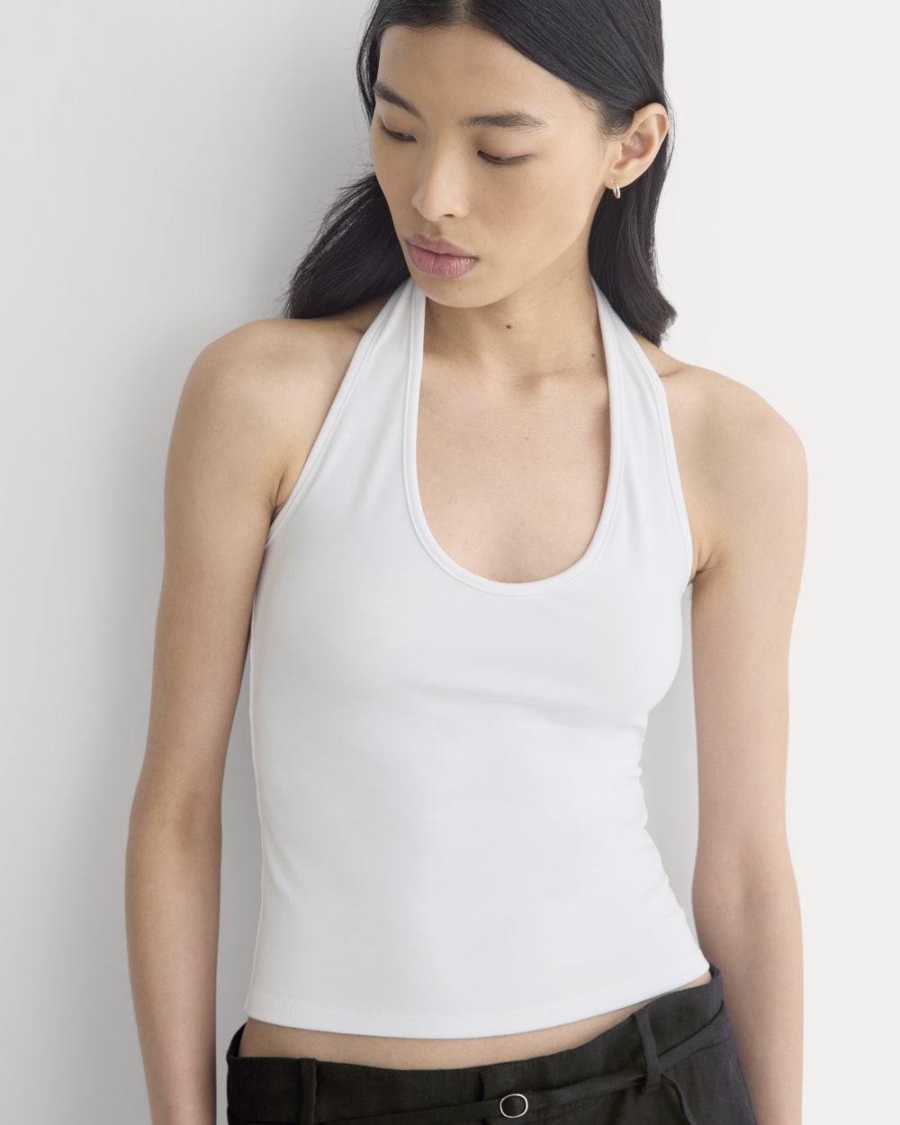 Halter Tank | White