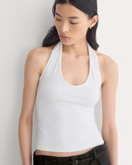 Halter Tank | White