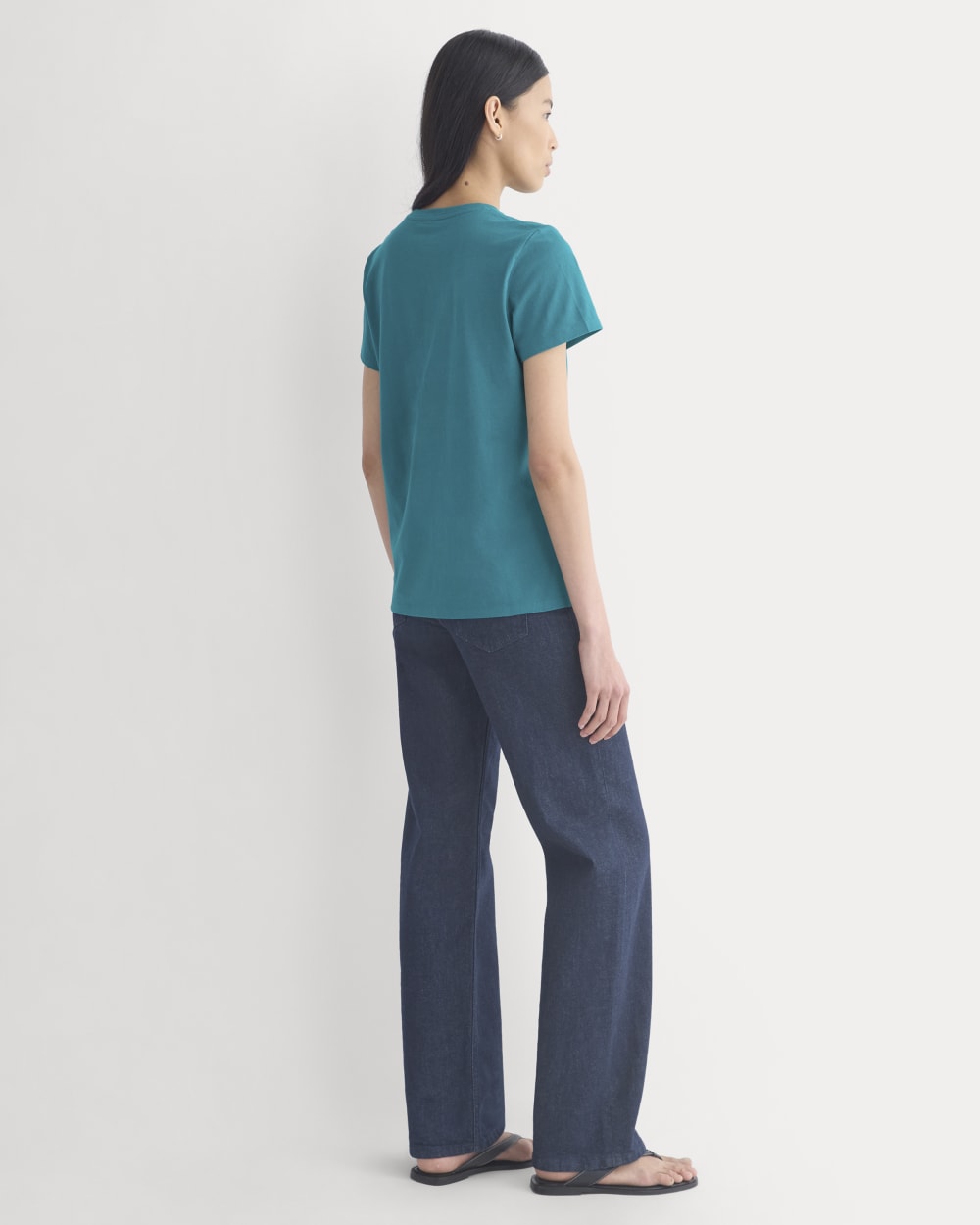 The Slim Crew in Essential Cotton | Everglade