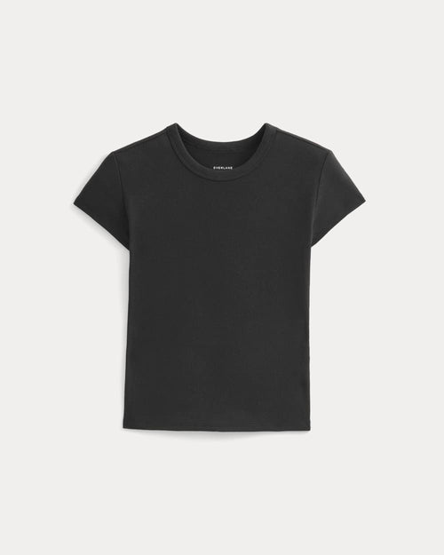 RetroSoft Cotton Crew | Black