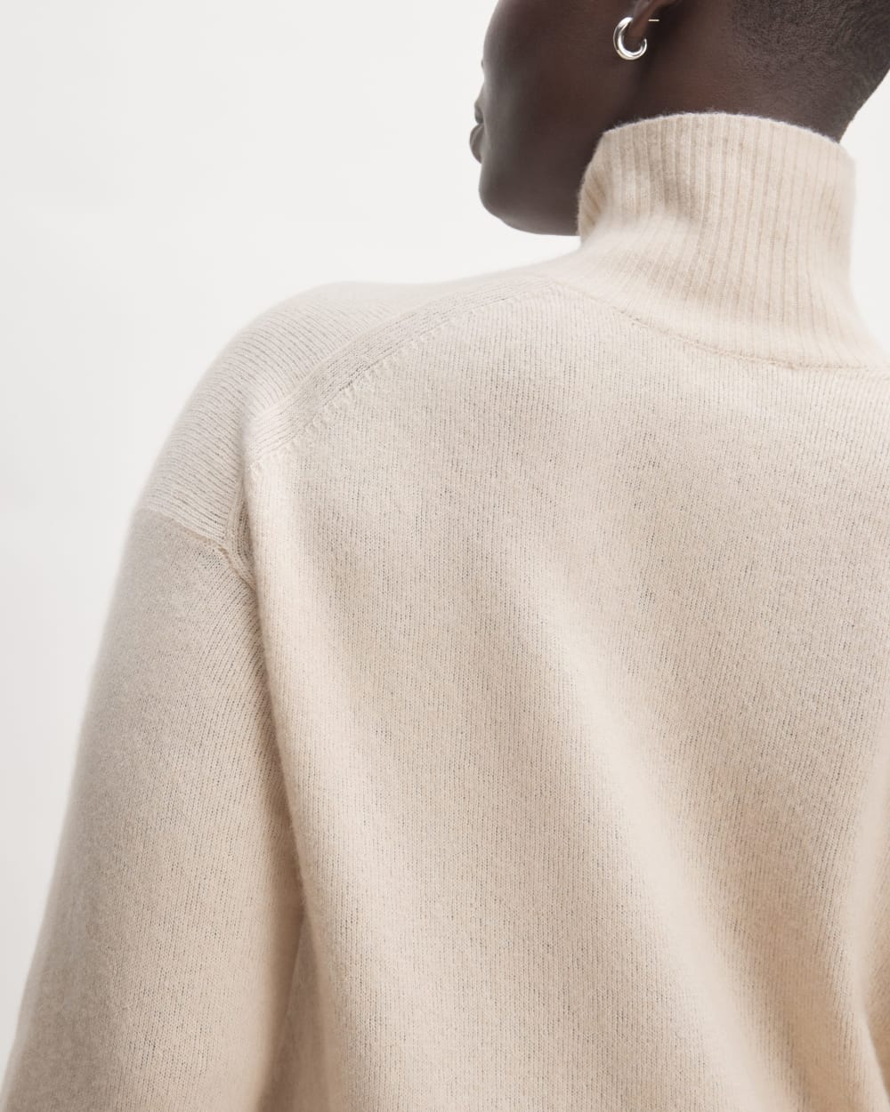 The Cozy Stretch Turtleneck Dress | Whisper Pink