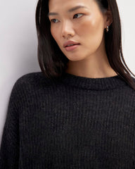 The Cocoon Crew in Alpaca | Heathered Black