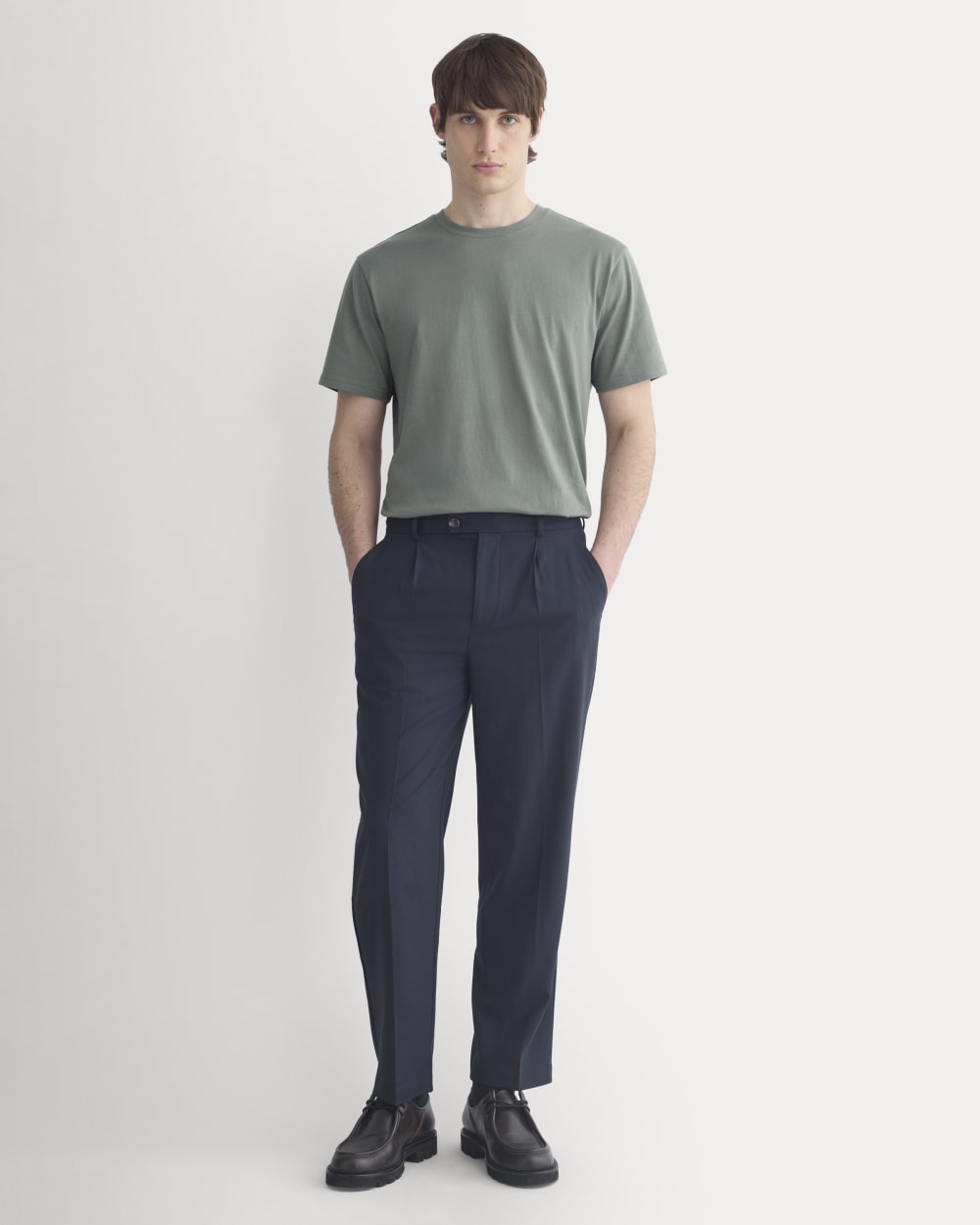 Archive Standard-Fit Cotton Crew | Agave Green