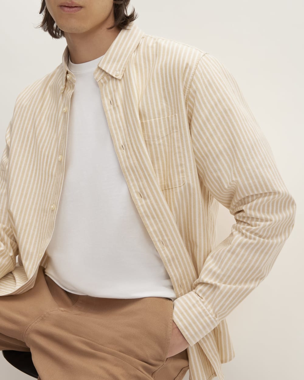The Classic Oxford Shirt | Bone / Honey | Standard