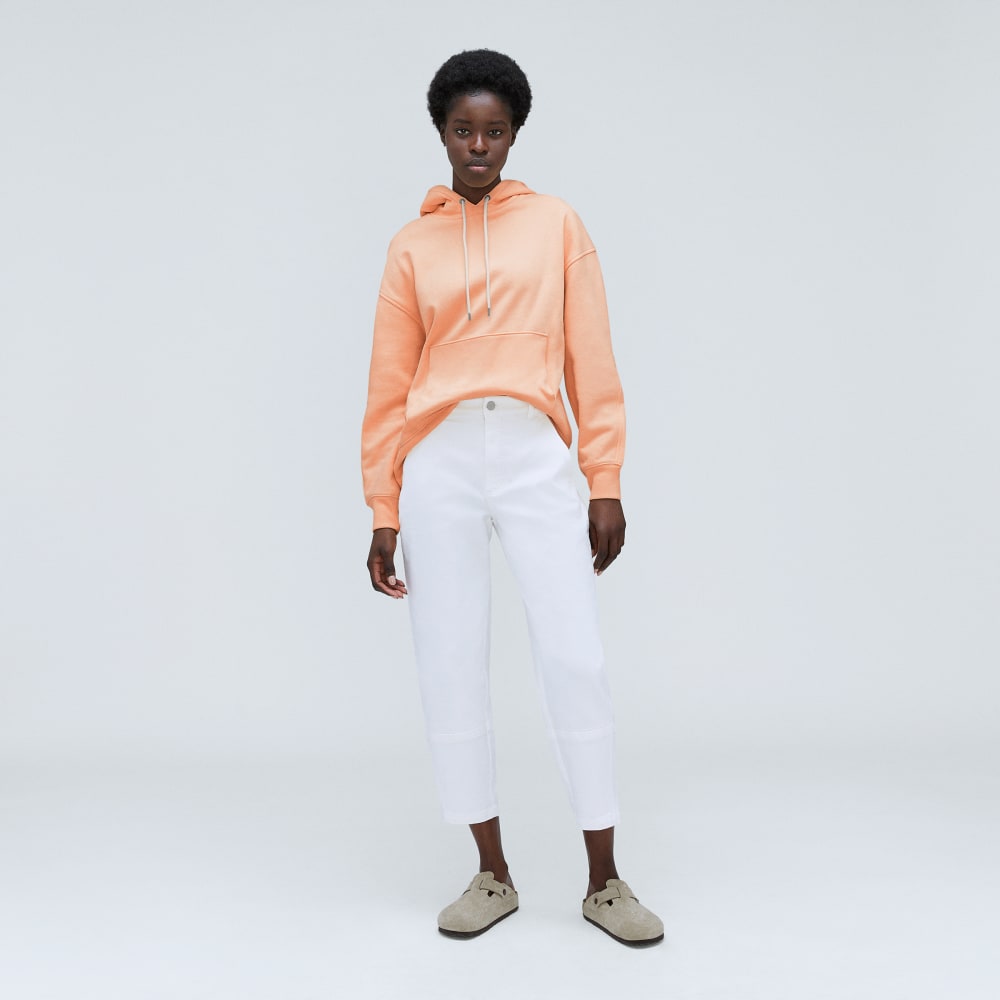 The Track Organic Cotton Popover | Apricot